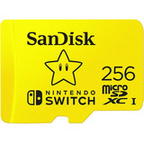 Sandisk 256gb Microsdxc Memory-card For Nintendo -switch