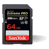 Sandisk Sdxc Extreme Pro 200mb/s 64gb
