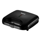 Sanduicheira Grill 750w Amvox Ams 370 Antiaderente 110v Cor Preto