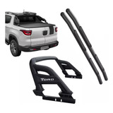 Santo Antonio E Estribo Fiat Toro Preto 2016 Até 2023 