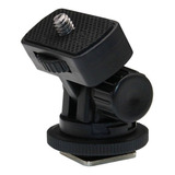 Sapata Articulável Inclinável 180 Graus Flash Led Ring Light