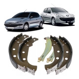 Sapata Freio Traseira Peugeot 206 207 Hatch 1.0 1.4 1.6 98/