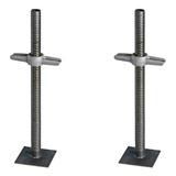 Sapatas Para Andaime Tubular Regulagem De Altura - 2 Peças
