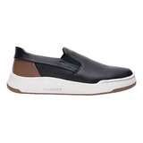 Sapatênis Kildare Slip On Couro Adulto Masculino - 14312958