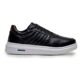 Sapatenis Masculino 100% Couro Legitimo Casual Moderno 1070
