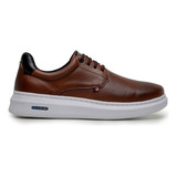 Sapatenis Masculino Derby Detalhado Moderno Couro Eco 1060
