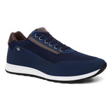 Sapatenis Tênis Casual Social Couro Jogger Jogging Masculino
