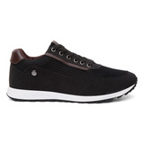 Sapatenis Tênis Masculino Casual Couro Jogger Macio Esporte