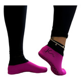 Sapatilha Beach Tennis Rosa Meia Térmica Areia Neoprene Frio