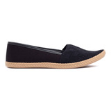 Sapatilha Feminina Moleca Tecido Knit Preto