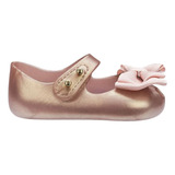 Sapatilha My First Mini Melissa Bb Rose Doch Metalizado