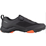 Sapatilha Shimano Mtb Mt7 Sh-mt701 Preta Com Laranja