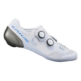 Sapatilha Shimano Speed S-phyre Rc9 Carbon Branca 