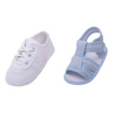 Sapatinho Batizado Bebe Infantil Menino Kit 2 Pares 14ao17