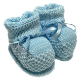 Sapatinho Bebê Trico Crochê Sapatinho De Trico Recém Nascido
