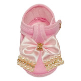Sapatinho Infantil Bebê Sapatilha Menina Branco Batizado Rn 