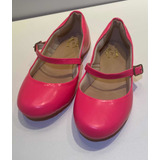 Sapato Boneca Infantil Rosa Neon Flúor