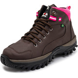 Sapato Feminino Coturno Bota Segurança Trabalho Botinha