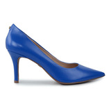 Sapato Feminino Jorge Bischoff Scarpin Azul - J14904