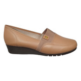 Sapato Feminino Moleca 5156781 Confortável Anabela