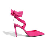 Sapato Feminino Santa Lolla Scarpin Camurça Hyper Pink 01f8