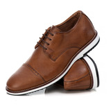 Sapato Masculino Brogue Premium Oxford Em