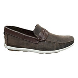 Sapato Masculino Ferricelli Mocassin Couro Slip On Yn46355