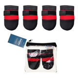 Sapato Para Cachorro Grande Porte Neoprene Vermelho G