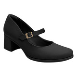 Sapato Piccadilly 654021 Boneca Danubia Salto Médio