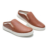 Sapato Sapatilha Mule Masculino Sapatenis Em Couro Casual