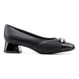 Sapato Scarpin Piccadilly Salto Médio 160078 Preto