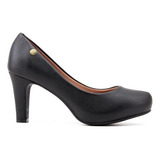 Sapato Scarpin Vizzano Salto Médio 1840-301 Preto
