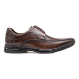 Sapato Social Masculino Bico Redondo Democrata Smart Comfort
