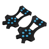 Sapatos Crampons, 1 Par, Snow Walking Traction, 10 Spikes Ic