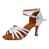 Sapatos Femininos Dança Latina Interior Altura Do Salto 7cm
