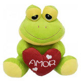 Sapo Coração Amor 30cm - Pelúcia - Fofy Toys