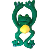 Sapo De Pelúcia Luiz Verde 45 Cm Lavável Antialérgico