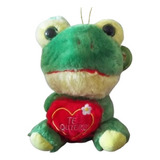 Sapo De Pelúcia Verde Com Coração - Canta Uma Música Latina!