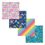Saquinho Presente Grande Sortido 50 Unidades 30x44 Infantil 