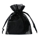 Saquinhos De Organza 12x17 Preto