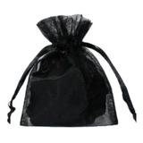 Saquinhos De Organza 9x12 Preto 100 Unid. Escolha A Cor !!
