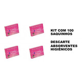 Saquinhos P/ Descarte De Absorvente Feminino Kit C/ 100un