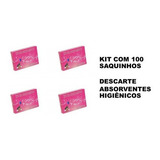 Saquinhos P/ Descarte De Absorvente Feminino Kit C/ 100un