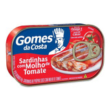 Sardinha Ao Molho De Tomate Gomes Da Costa Lata 125g