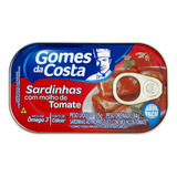 Sardinha Com Molho De Tomate Gomes Da Costa Lata 125g