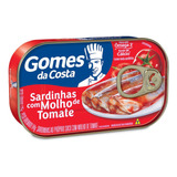 Sardinha Com Molho De Tomate Gomes Da Costa Lata 84g