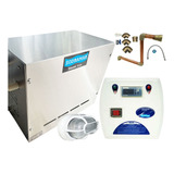 Sauna Vapor Steam Inox 12 Kw Quadro Digital + Kit Sodramar