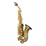 Sax Soprano Eagle Curvo Saxofone Sp-508