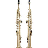 Sax Soprano Eagle Sib Sp 512 Laqueado Com Gravuras No Corpo