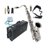 Sax Tenor Eagle St 503n Niquelado Com Estojo + Garantia E Nf